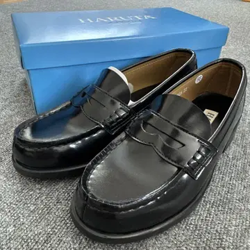 HARUTA 블랙 로퍼 L83D 4505 22