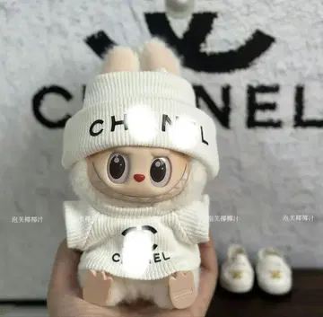 labubu 라부부 봉제 인형 의상 C 니트 2개 세트 화이트
