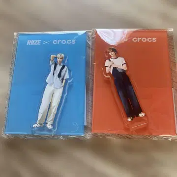 RIZE x 크록스 아크릴 스탠드 2개 세트