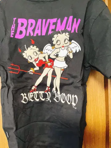 Betty Boop 티셔츠 천사와 악마 남성용 패션