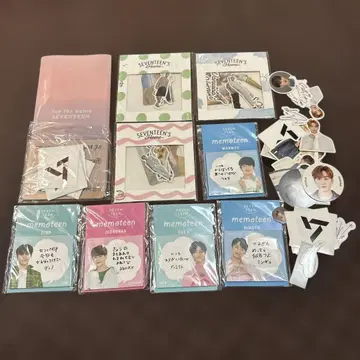 세븐틴 세트 스티커 popup memoteen 정리