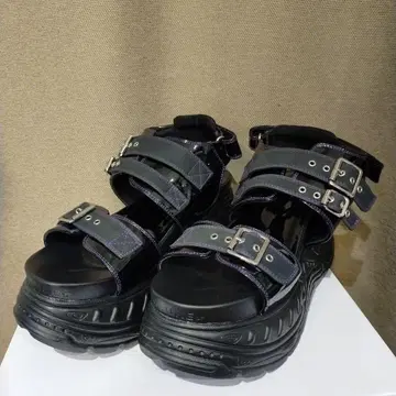 요스케 통굽 샌들(4460062)BL/PU
