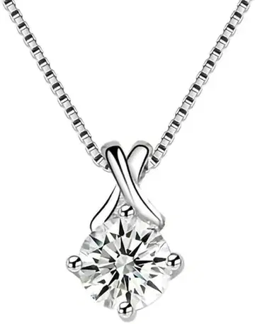 [gulamu jewelry] 크로스 X 모티브 싱글 볼 목걸이 여성용