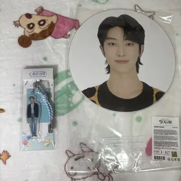 SEVENTEEN 세부치 THE8 민하오 부채 아크링 키링