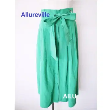 Allureville 스커트 S 사이즈 그린 55773
