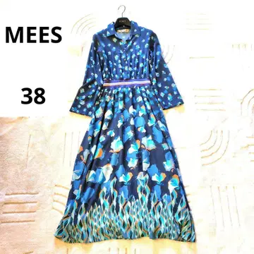 MEES 38 쉬폰 원피스 최근 모델 맥시 길이 아모와르 카프리스