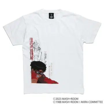 새상품 AKIRA 애니메이션 셀화전 오토모 가츠히로 디자인 티셔츠 카네다