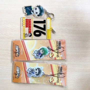 샌드위치 온도 아크릴 키링 4개 세트