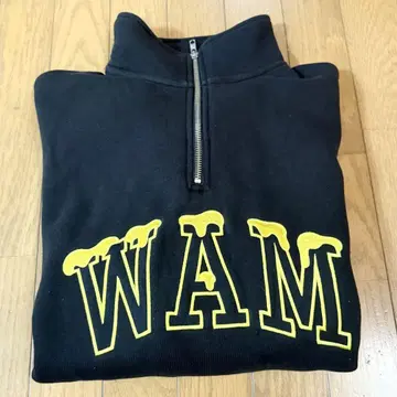 최저가 WATWING WAM 허니 로고 하프 지퍼 풀오버 FC 한정판