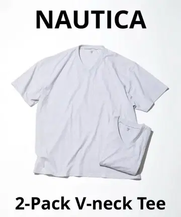 NAUTICA / 노티카 2-팩 V-넥 티 팩 T M
