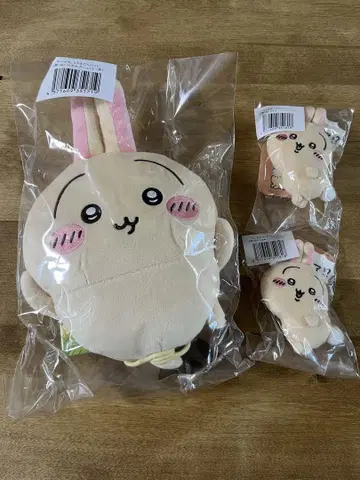 치이카와 토끼 투성이 복권 C상 봉제 인형 미니백 E상 봉제 인형 배지