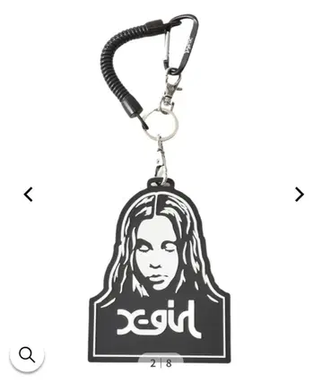 새상품 엑스걸 X-girl FACE PASS CASE 통학 케이스