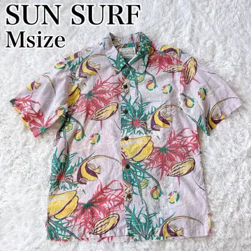 SUNSURF 선서프 알로하 셔츠 물고기 피쉬 조개 SS37261