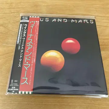 미사용 종이 자켓 SHM-CD 윙스 1975 비너스 앤드 마스