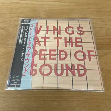 미사용 종이 자켓 SHM-CD 윙스 1976 스피도 오브 사운드