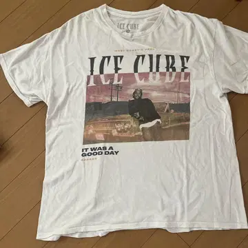 ICE CUBE 그래픽 티셔츠 화이트 XL