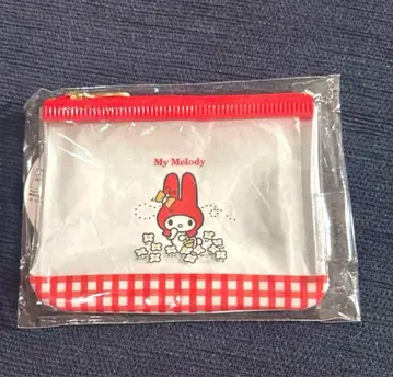산리오 마이멜로디 마이멜로디 빨간 망토 클리어 파우치 파우치 미니 파우치