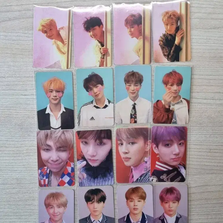 BTS Bangtan Bts Love Yourself Tear poca 18 cards complete