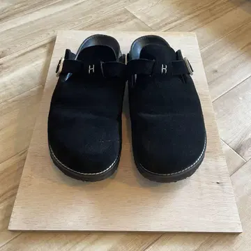 hobo / SLIP ON CLOG SANDAL COW SUEDE 44