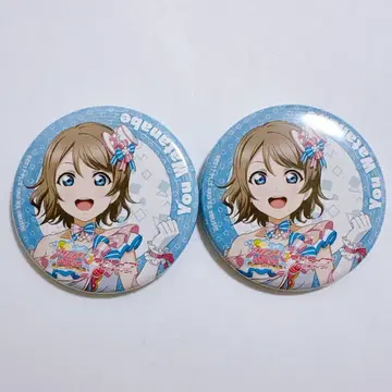 러브 라이브! 스쿠페스 감사제 2020 와타나베 요 캔뱃지 Aqours