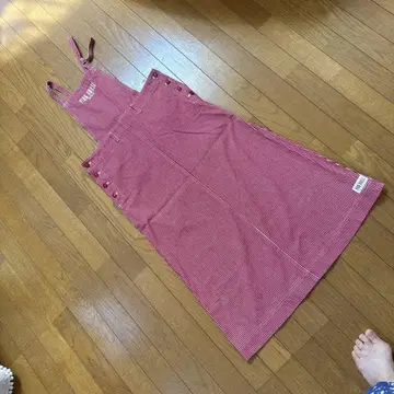 PINK HOUSE 빨흰 스트라이프 점퍼 스커트