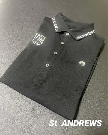 St ANDREWS 긴팔 피케 셔츠 미사용