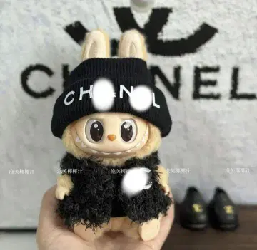 labubu 라부부 봉제 인형 의상 블랙 C 푹신푹신 2개 세트
