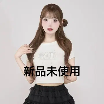 미개봉 새상품 다리치 샤이니 DD 로고 컴팩트 티셔츠 화이트