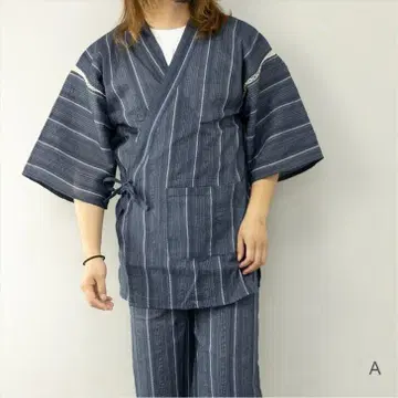 시지라 직물 진베(징베) 상하의 세트 진베이 남성용 시지라 직물 남성용