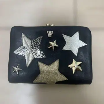 ANNA SUI 별 모양 장식 접이식 지갑