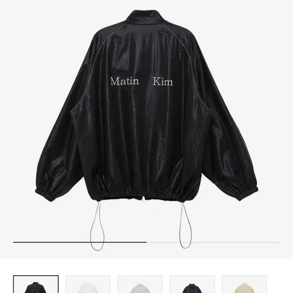 MATIN ROUGH COATING CROP BOMBER Cropped Bomber Jacket