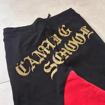 GACKT 카무이 학원 스웨트 팬츠 저지 팬츠 L 사이즈 BKxRD
