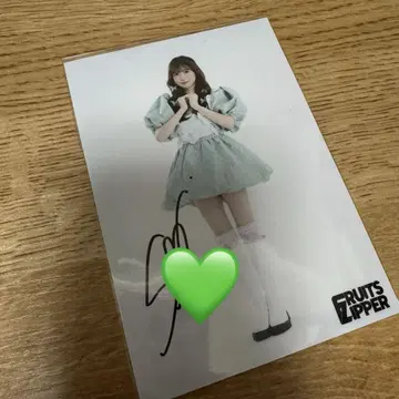 FRUITS ZIPPER 사쿠라이 유이 사인 브로마이드 2
