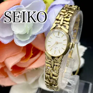 작동 손목시계 SEIKO 세이코 골드 수동 와인딩 여성용 H30