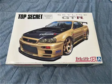 아오시마 탑 시크릿 스카이라인 GT-R BNR34 프라모델