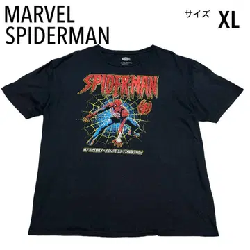 마블 MARVEL SPIDERMAN 코튼 반팔 티셔츠 사이즈 XL