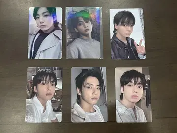 BTS 정국 트레이딩 카드 6장 세트
