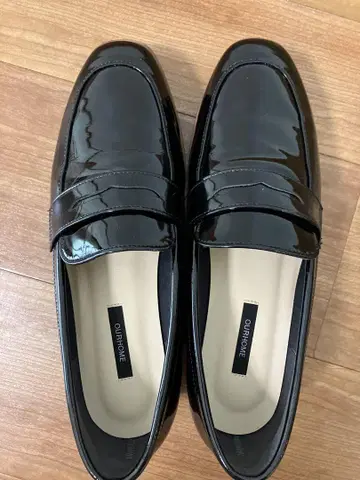 OUR HOME 통굽 로퍼 블랙 24.5cm
