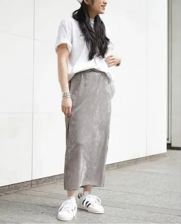 2025 벨로아 메쉬 스커트 그레이 B 38