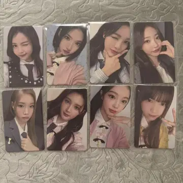 Hearts2Hearts 트레이딩 카드 showcase sc 8점 세트