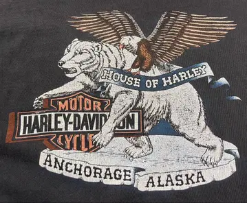 할리데이비슨 ANCHORAGE, ALASKA 티셔츠