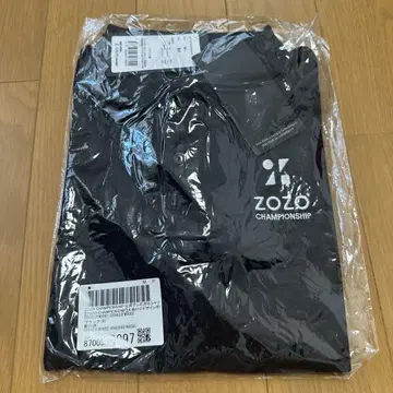 ZOZO 챔피언쉽 2022 공식 굿즈 피케 셔츠 블랙 M