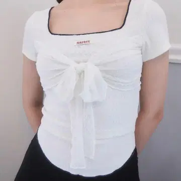 muguet lace docking cutsew WHITE