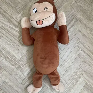 아기 원숭이 조지 기가 점보 메롱 봉제인형