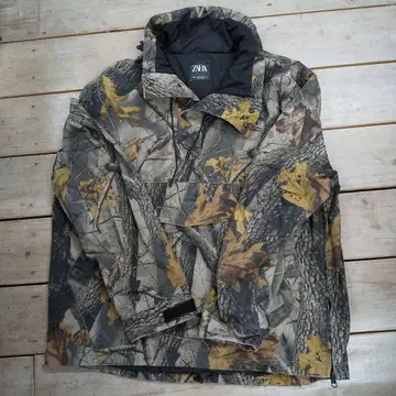 ZARA 리얼 트리 카모플라주 마운틴 후드티 USA:XL 7-173