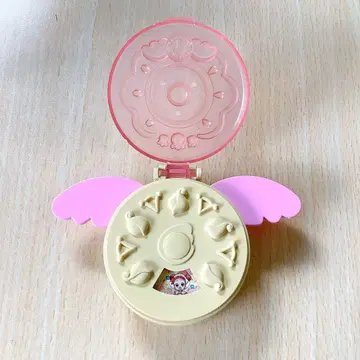 약 6cm 반다이 2002년 제작 캐릭터 컴팩트 오자마녀 도레미