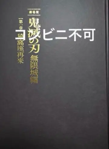 귀멸의 칼날 영화 극장판 무한성 편 제1장 아카자 재래 팜플렛 럭셔리판