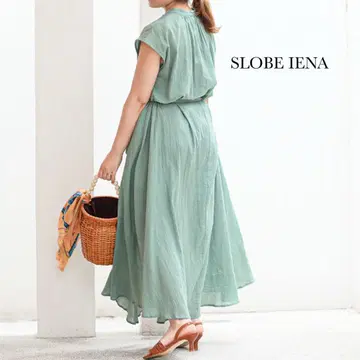 SLOBE IENA 워셔블 멀티 way 원피스 그린