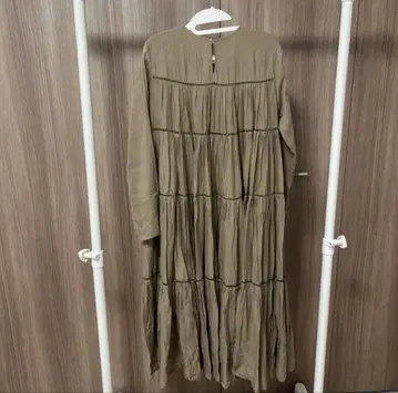 누키파테 티어드 코튼 원피스