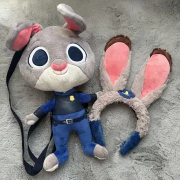 상하이 디즈니 주디 백팩 머리띠